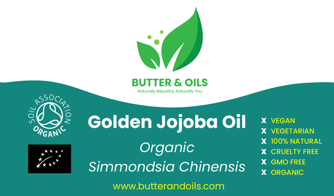 Jojoba Oil - Golden, Organic, Cold Pressed